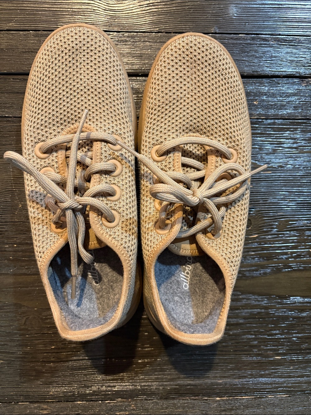 allbirds Women's Beige Knit Athletic Shoes